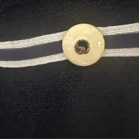 RARE St. John Military Navy Blue Jacket Blazer Santana Marie Gray Wool/Rayon 14 - Picture 12 of 15